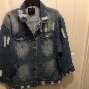 Love Tree Jean Jacket